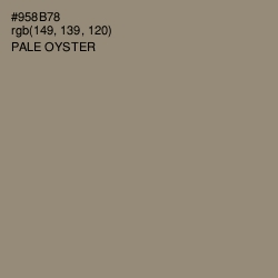#958B78 - Pale Oyster Color Image